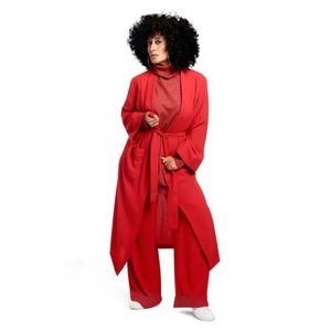 Tracee Ellis Ross for JCPenney Red/Orange Robe Jacket 1X